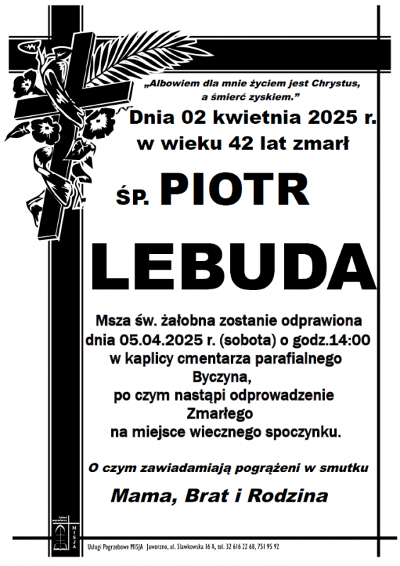 PIOTR LEBUDA
