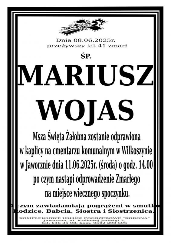 MARIUSZ WOJAS