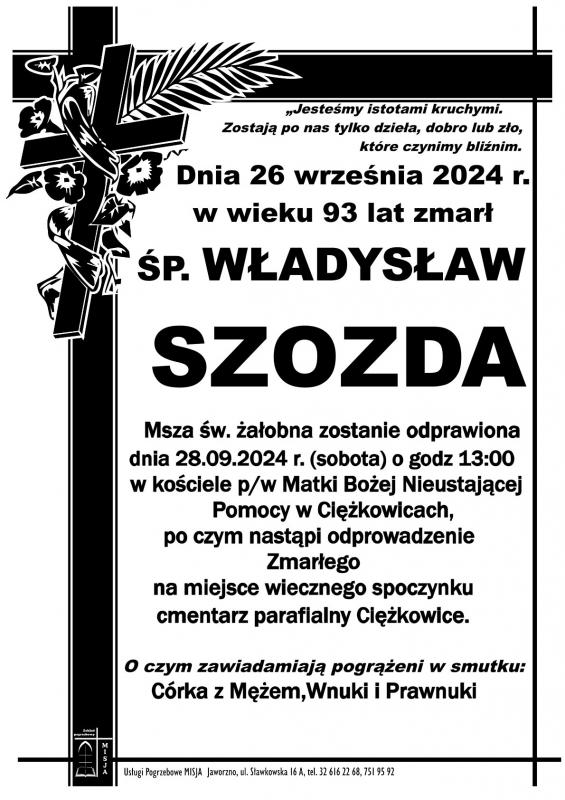WŁADYSŁAW SZOZDA