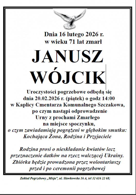 JANUSZ WÓJCIK