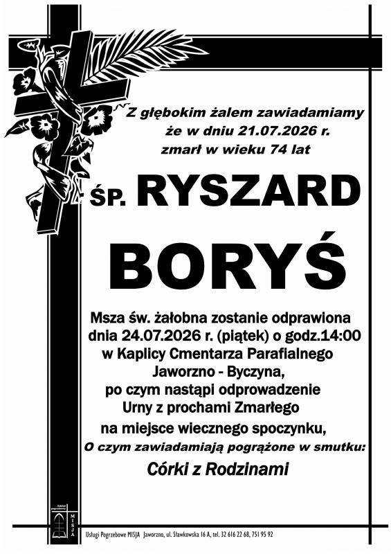 RYSZARD BORYŚ