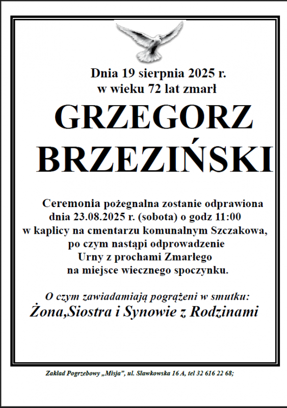 GRZEGORZ BRZEZIŃSKI