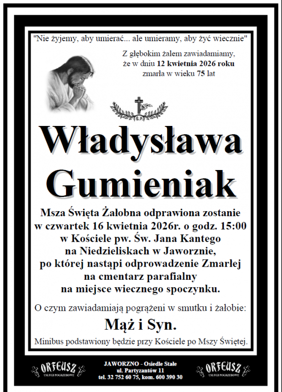 WŁADYSŁAWA GUMIENIAK