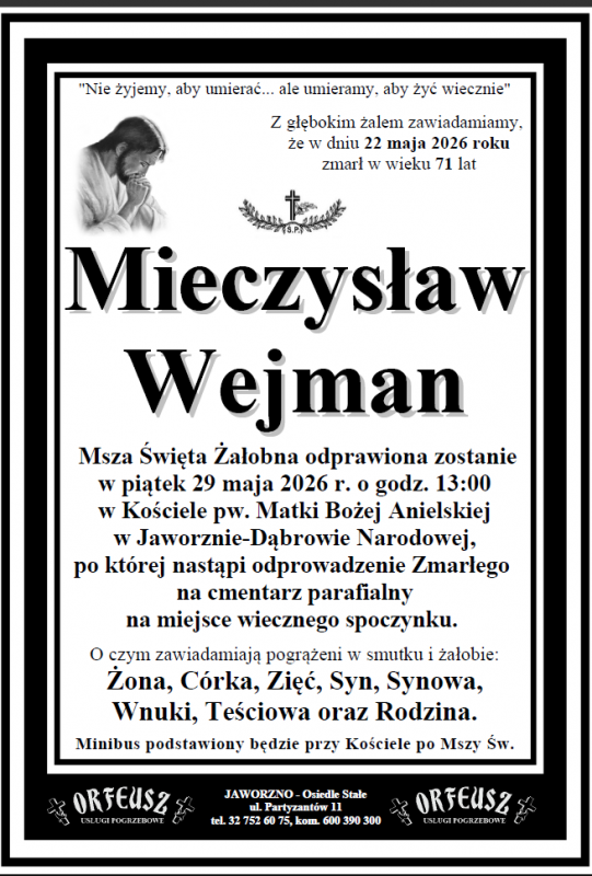MIECZYSŁAW WEJMAN