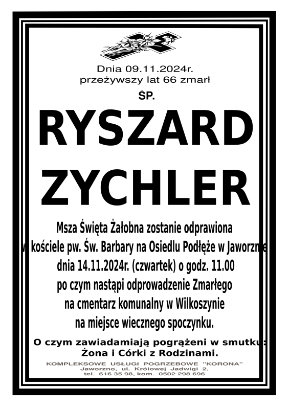 RYSZARD ZYCHLER