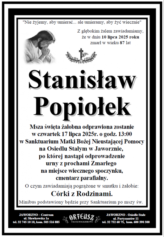 STANISŁAW POPIOŁEK
