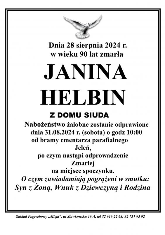 JANINA HELBIN