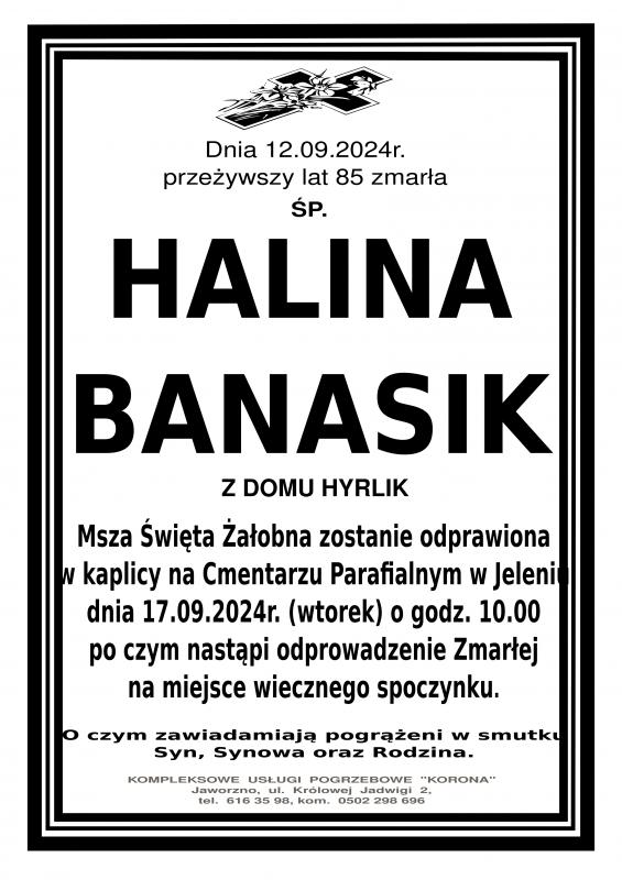HALINA BANASIK