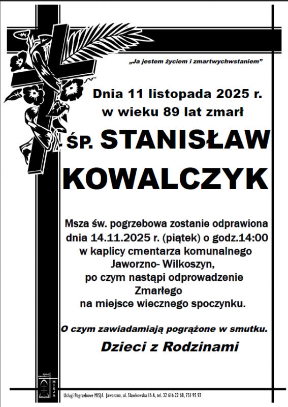 STANISŁAW KOWALCZYK