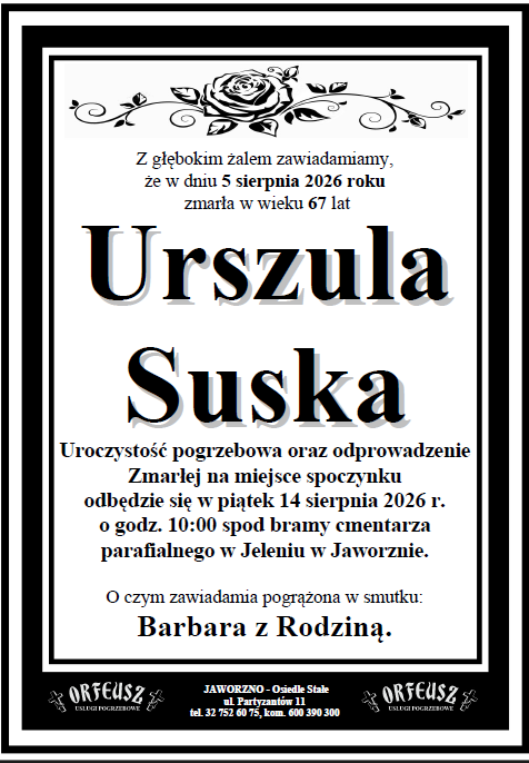 URSZULA SUSKA