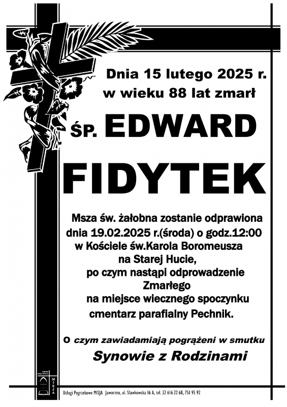 EDWARD FIDYTEK