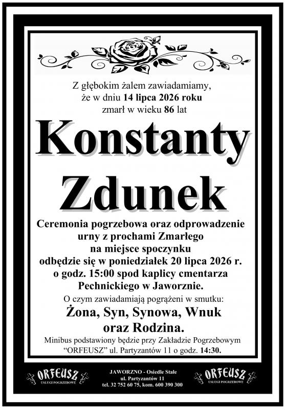 KONSTANTY ZDUNEK