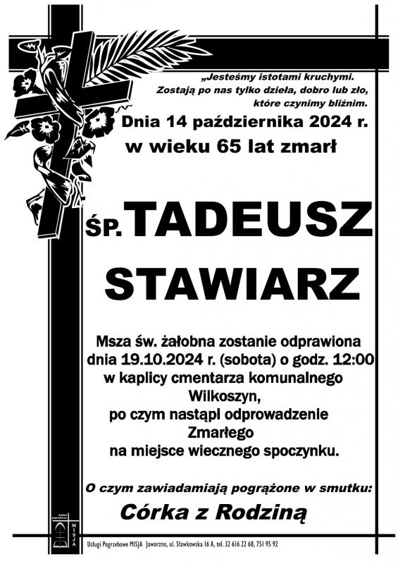 TADEUSZ STAWIARZ