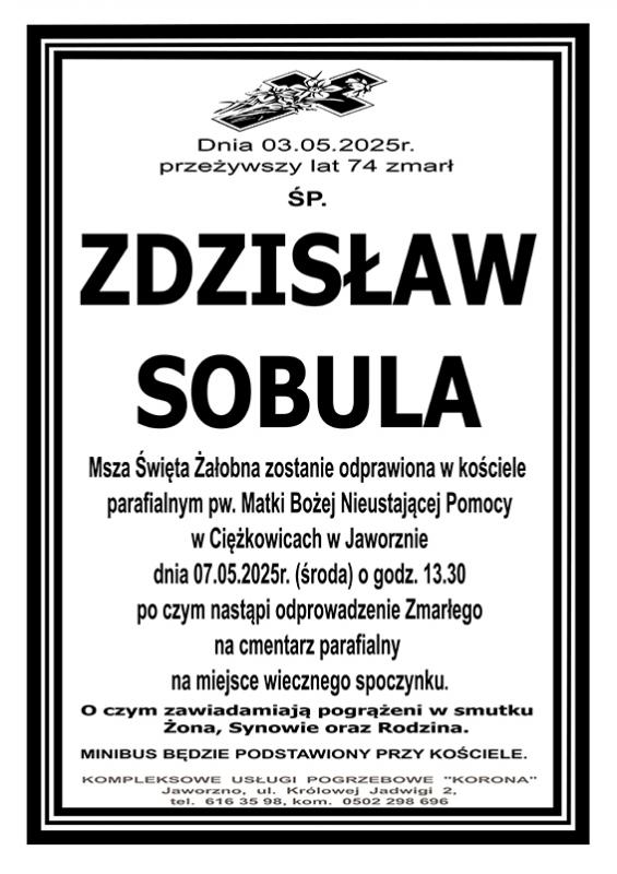 ZDZISŁAW SOBULA