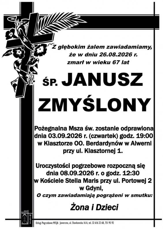 JANUSZ ZMYŚLONY