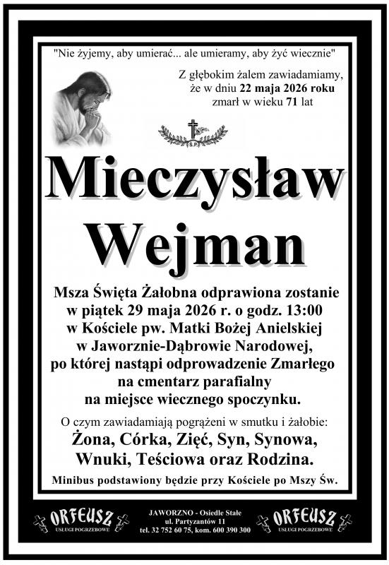 MIECZYSŁAW WEJMAN