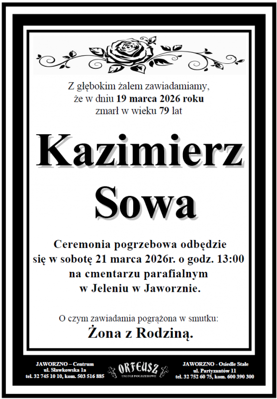 KAZIMIERZ SOWA