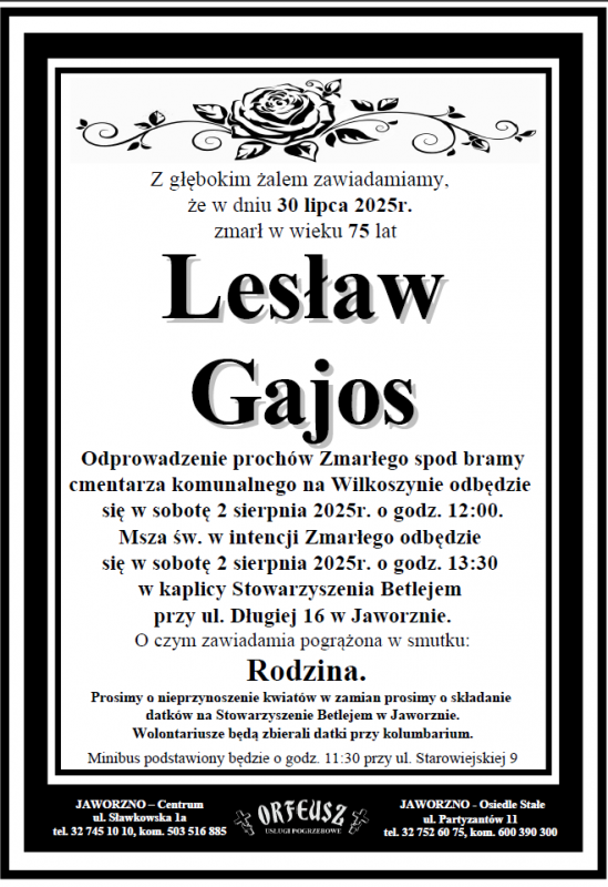 LESŁAW GAJOS