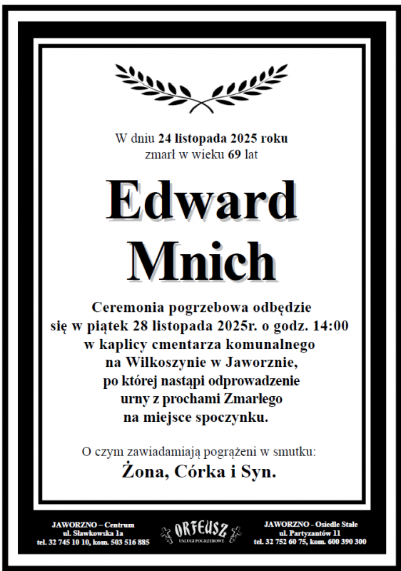 EDWARD MNICH
