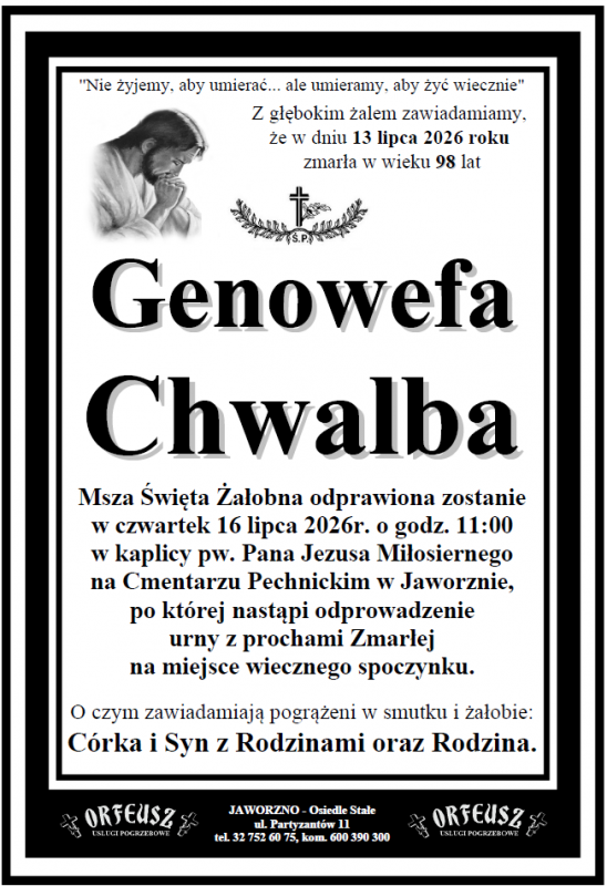 GENOWEFA CHWALBA