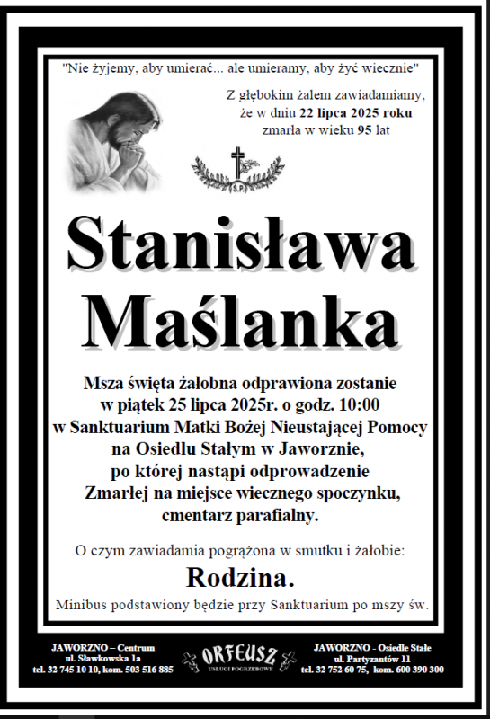 STANISŁAWA MAŚLANKA