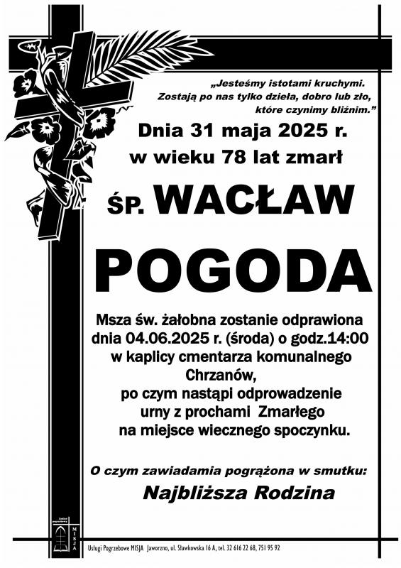 WACŁAW POGODA
