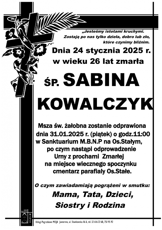 SABINA KOWALCZYK