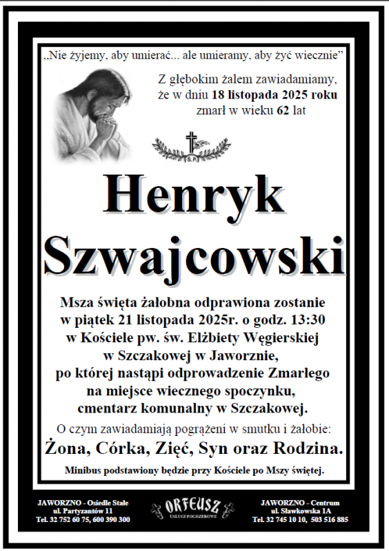 HENRYK SZWAJCOWSKI