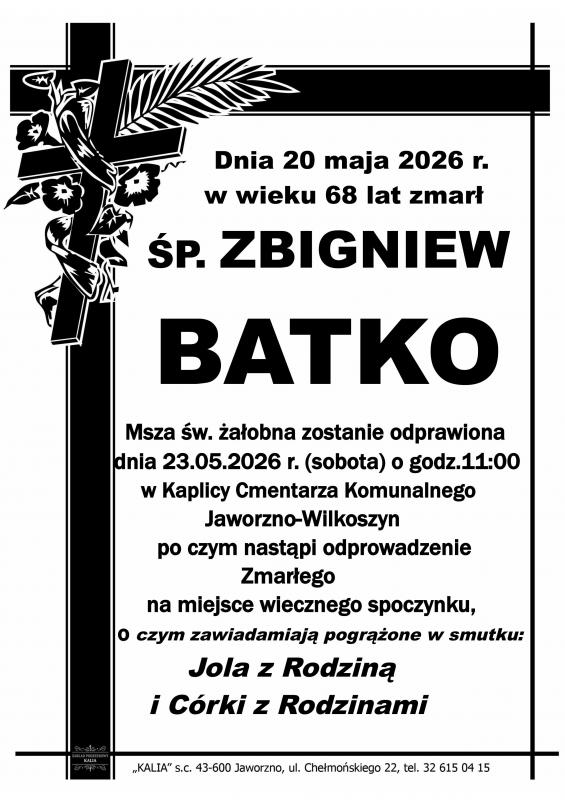ZBIGNIEW BATKO