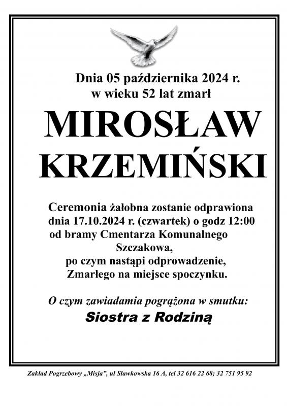 MIROSŁAW KRZEMIŃSKI