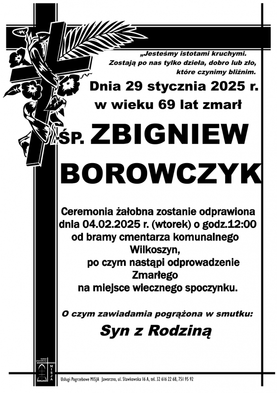 ZBIGNIEW BOROWCZYK