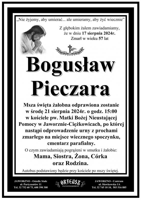 BOGUSŁAW PIECZARA