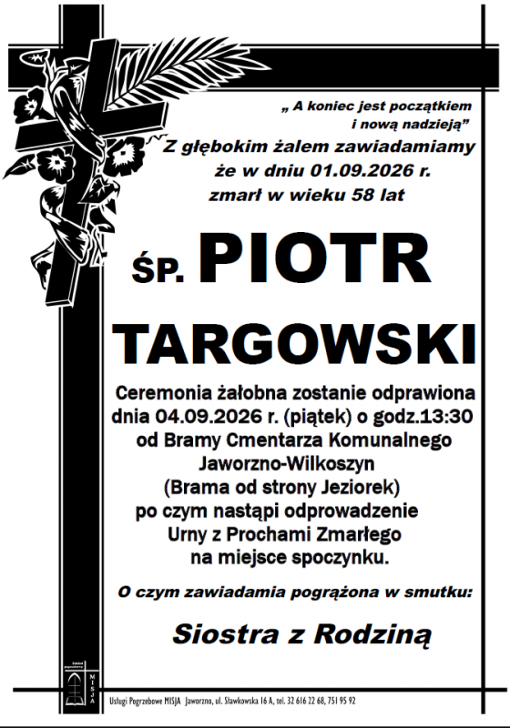 PIOTR TARGOWSKI