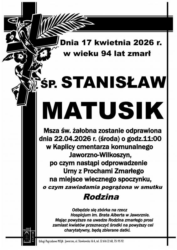STANISŁAW MATUSIK