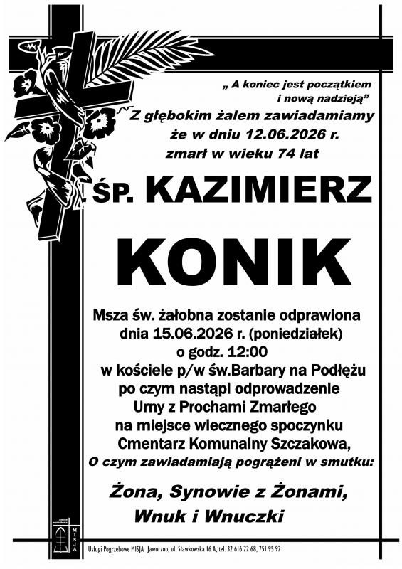 KAZIMIERZ KONIK