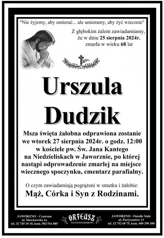 URSZULA  DUDZIK