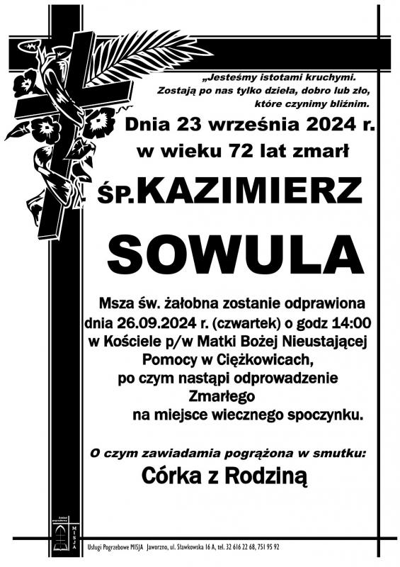 KAZIMIERZ SOWULA