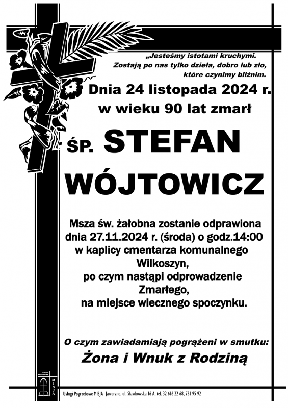 STEFAN WÓJTOWICZ