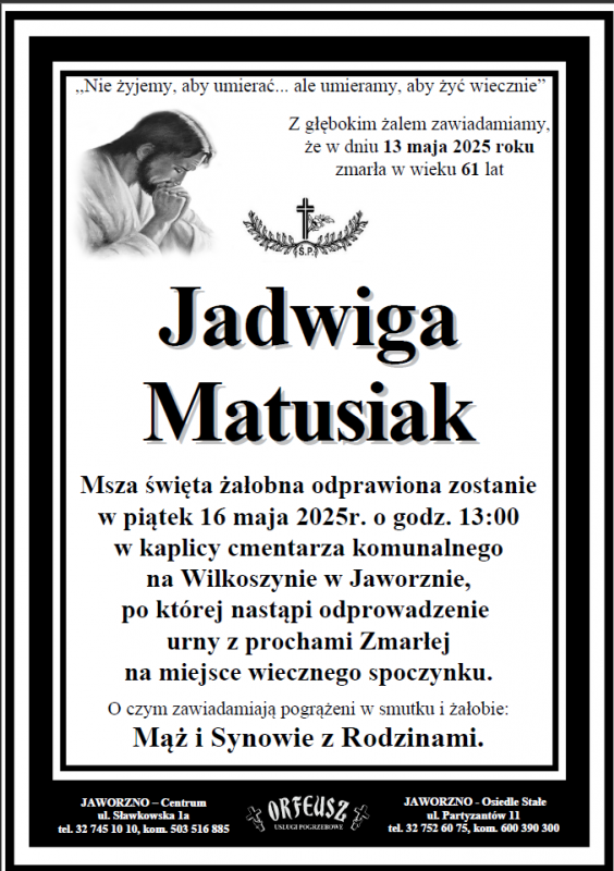 JADWIGA MATUSIAK
