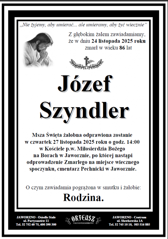 JÓZEF SZYNDLER