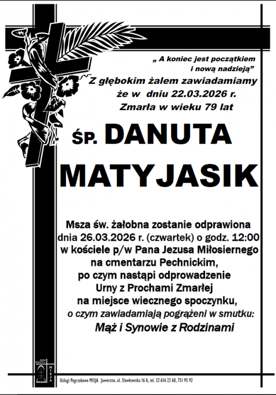 DANUTA MATYJASIK