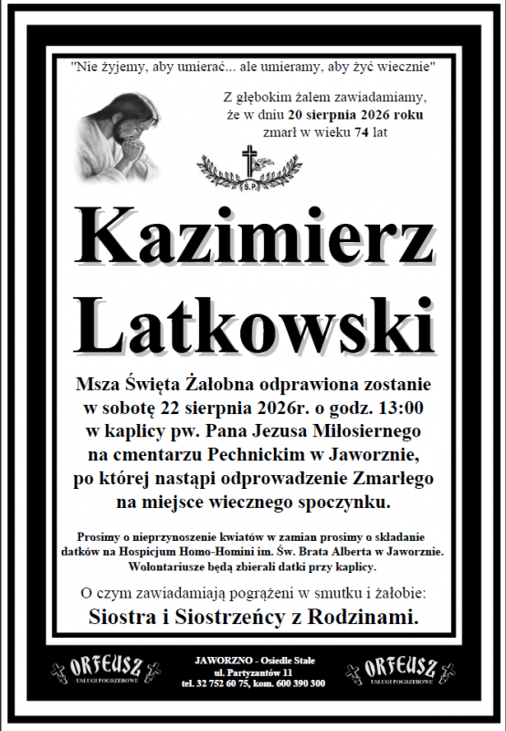 KAZIMIERZ LATKOWSKI