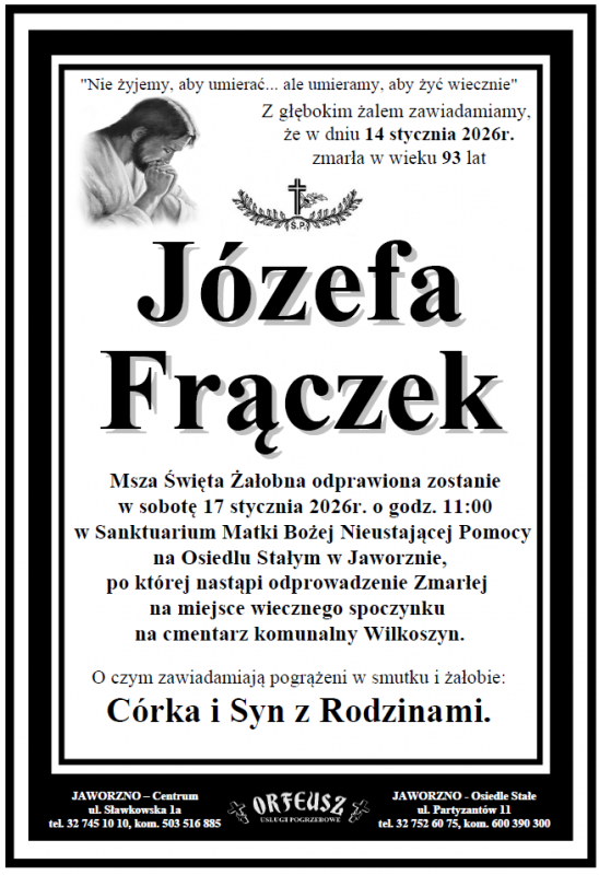JÓZEFA FRĄCZEK