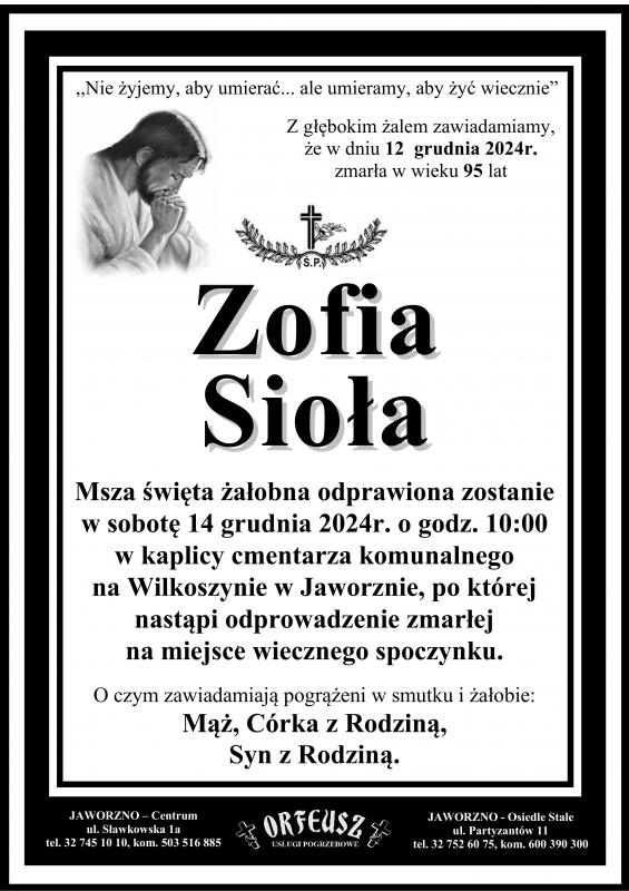 ZOFIA SIOŁA
