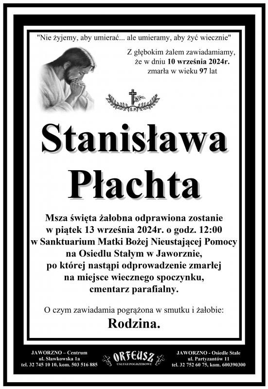 STANISŁAWA  PŁACHTA
