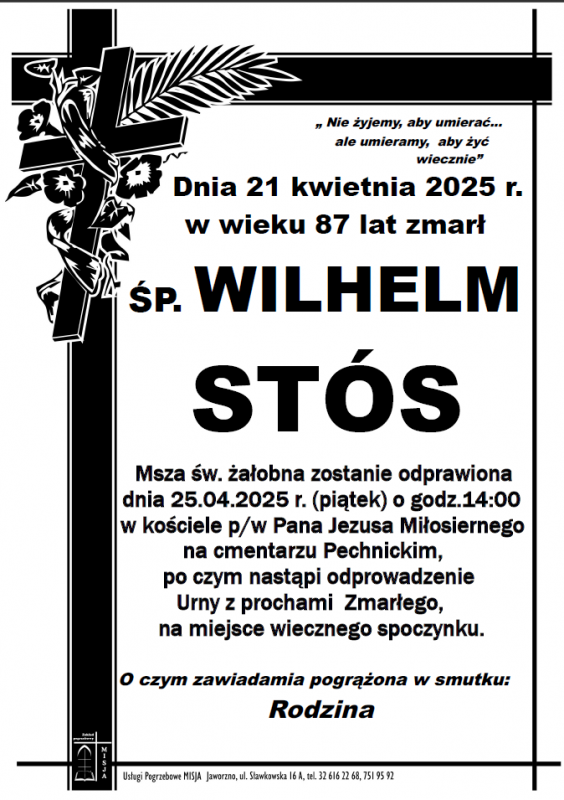 WILHELM STÓS