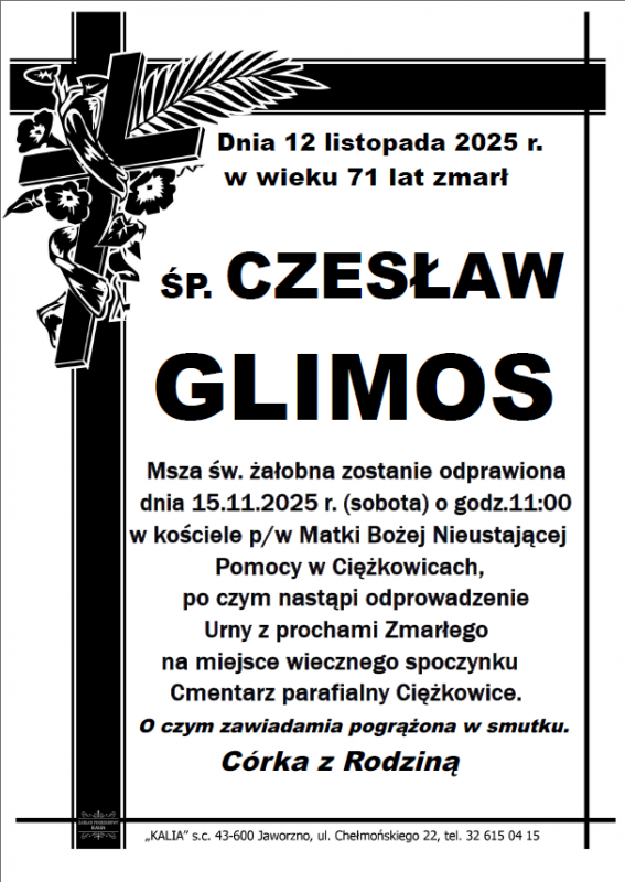 CZESŁAW GLIMOS