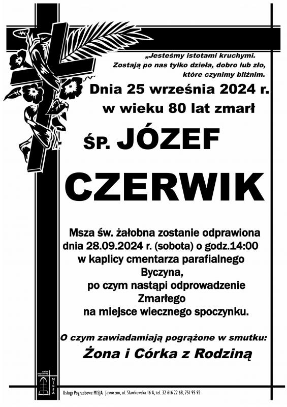 JÓZEF CZERWIK