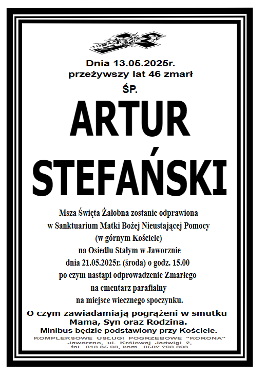 ARTUR STEFAŃSKI