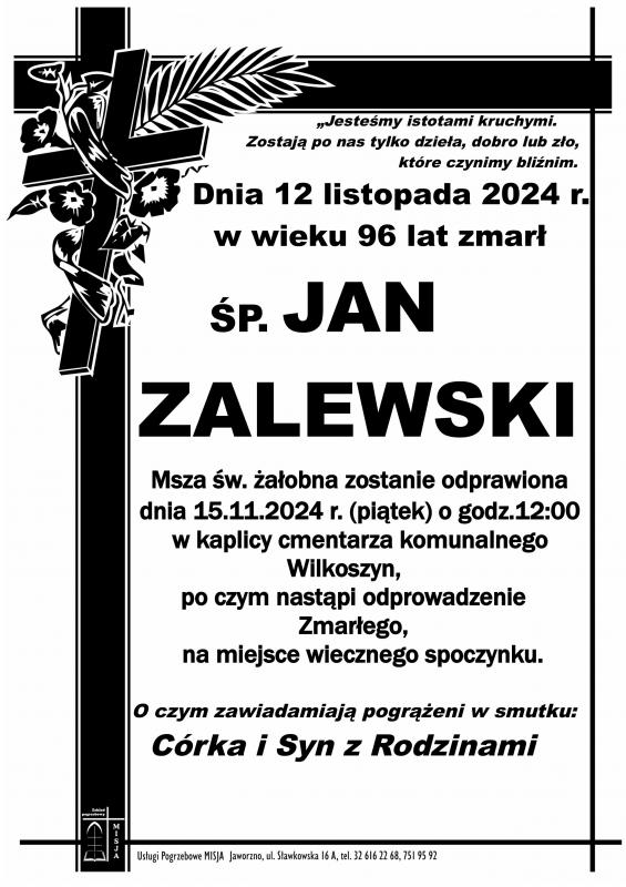 JAN ZALEWSKI